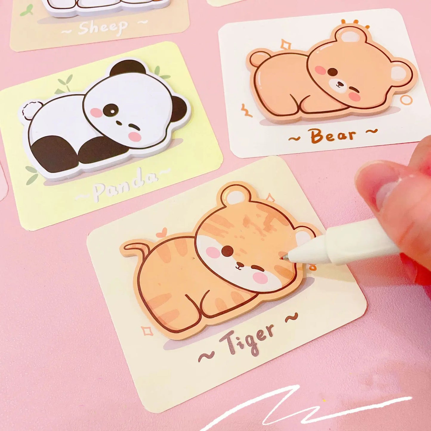 Bloc-notes adorables avec des animaux