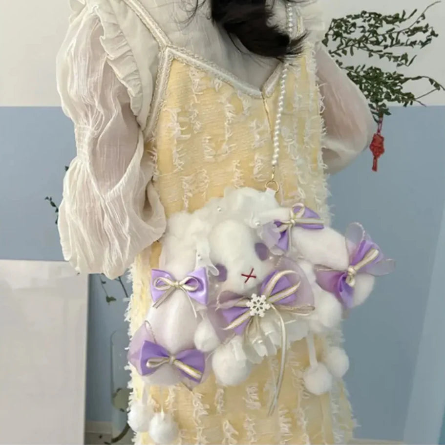 Sac à main en peluche Bunny & Bows