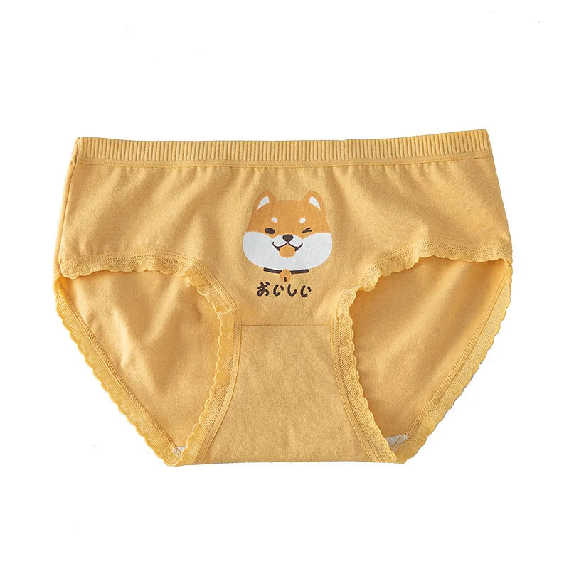 Kawaii Shiba Inu Panties Set