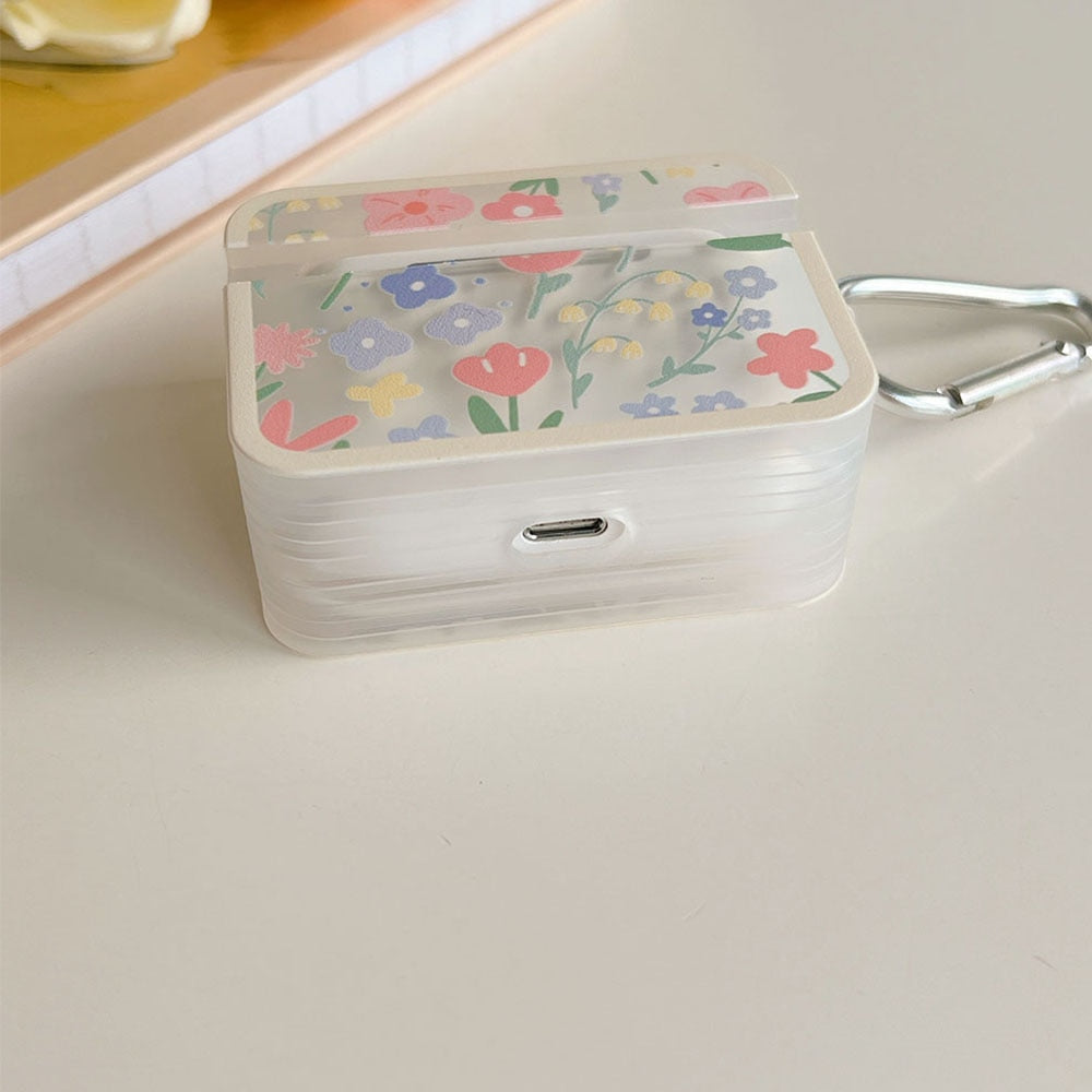 Étui AirPods à fleurs pastel