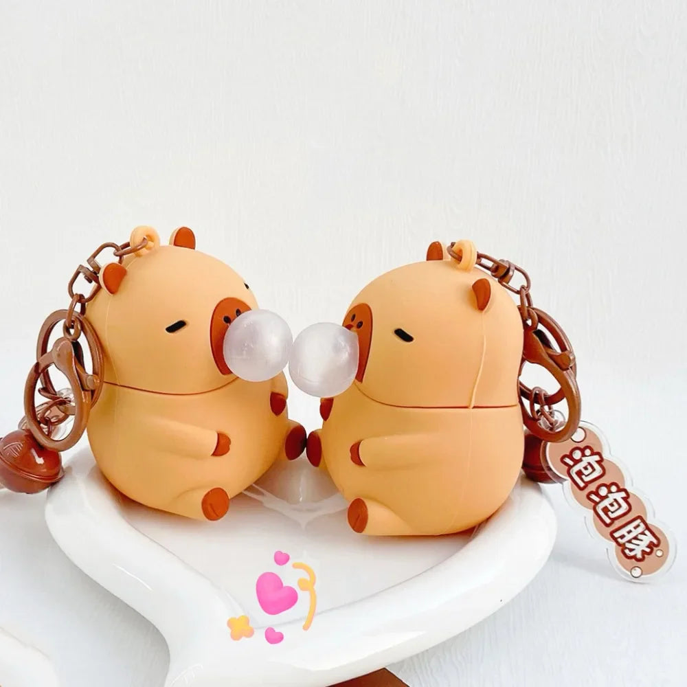 Porte-clés jouet à presser Capybara