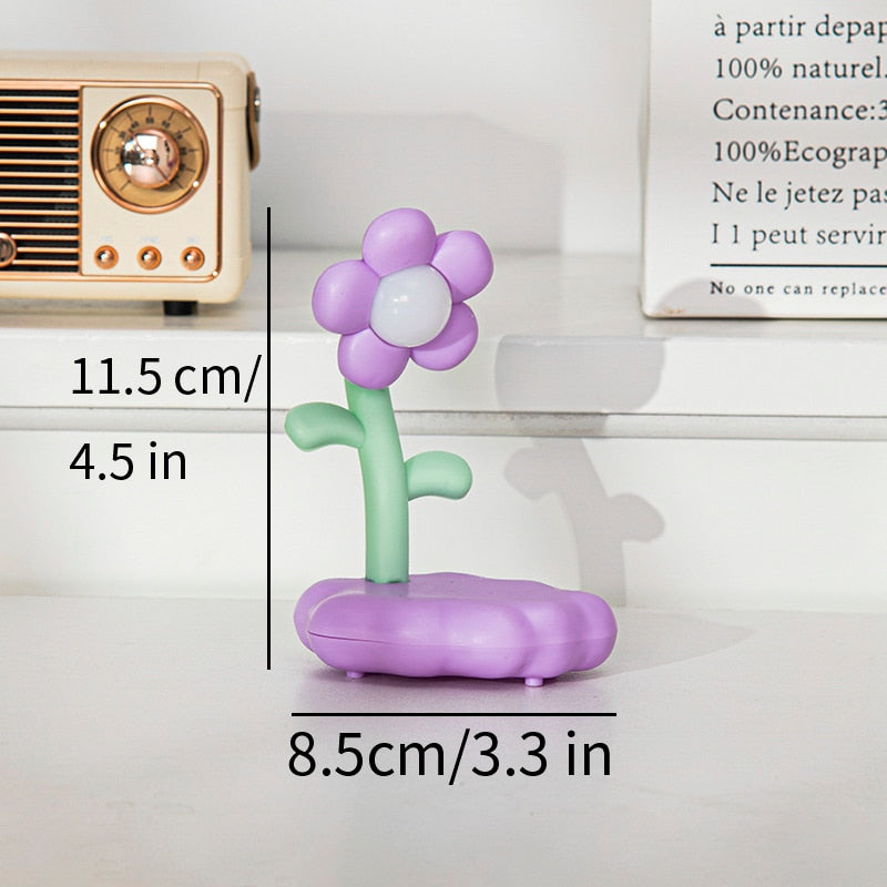 Veilleuses à fleurs pétillantes