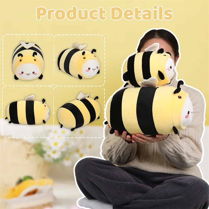 Peluche chat abeille