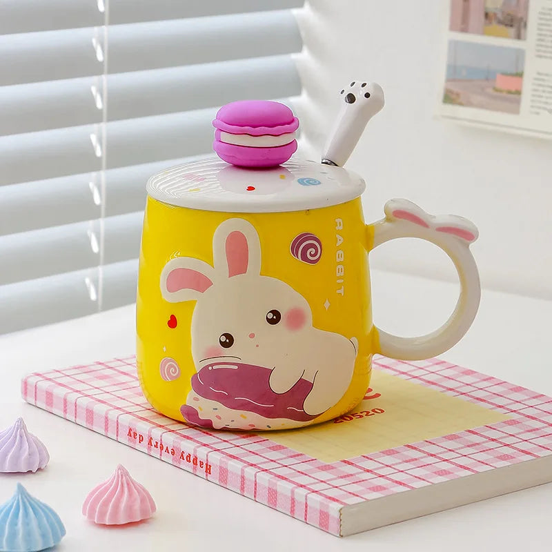 Tasses en forme de lapin macaron