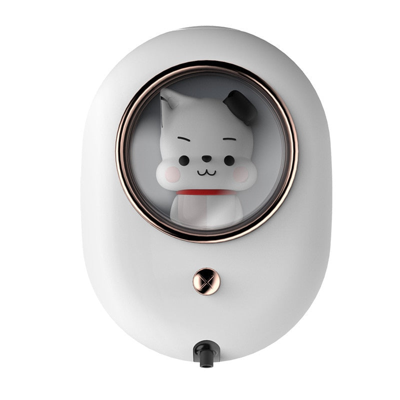 Distributeur automatique de savon mousse pour chat