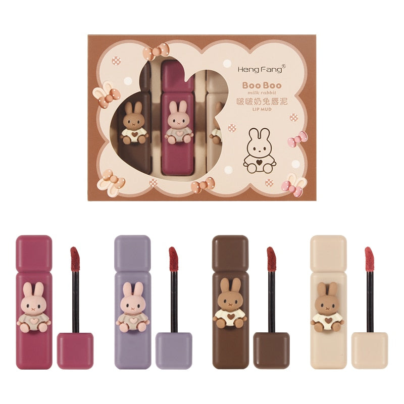Coffret de brillants à lèvres mats Bunny