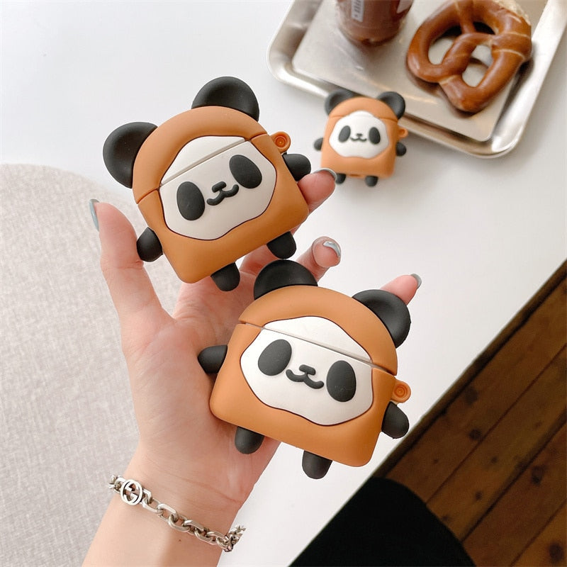 Étui pour AirPods Panda Bread