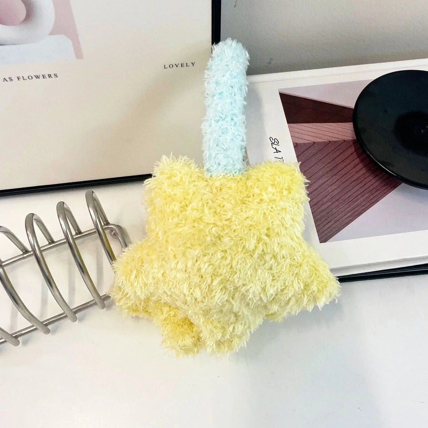 Cache-oreilles en peluche Kawaii en forme d'étoile