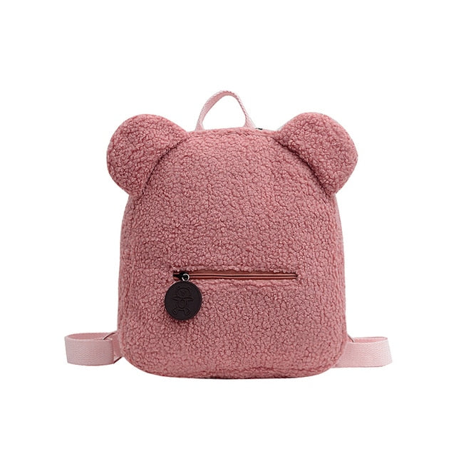 Petit sac à dos ours en peluche