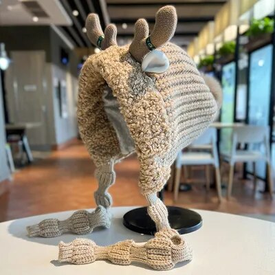 Bonnet d'hiver renne