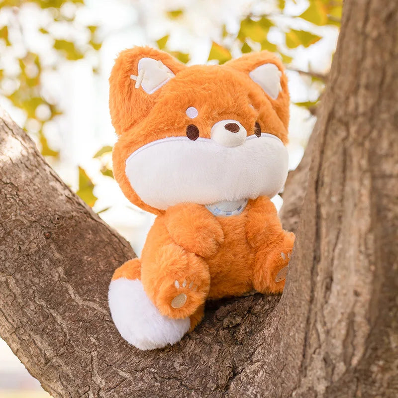 Peluche renard Ă  grosse queue