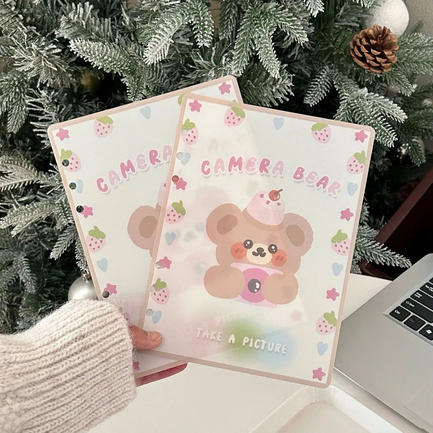 Carpetas de tarjetas fotográficas Kawaii Kpop