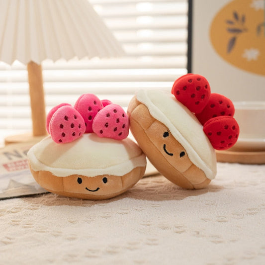 Peluches Gâteau aux Fraises