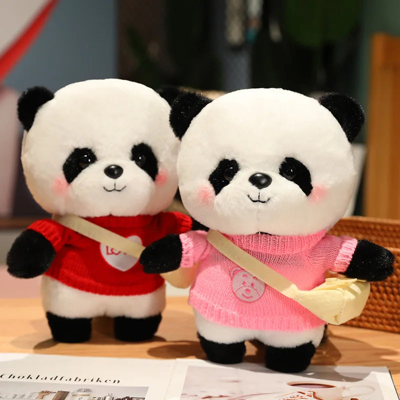 Peluches pandas douces