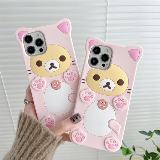 Coque iPhone Ours Chat