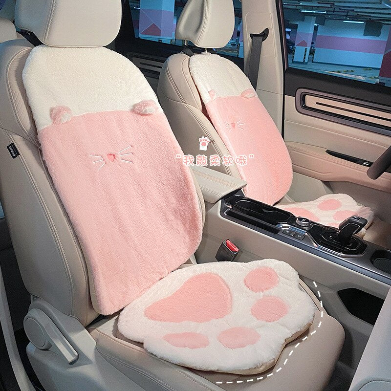 Ensemble de housses de siège auto à motif de pattes de chat