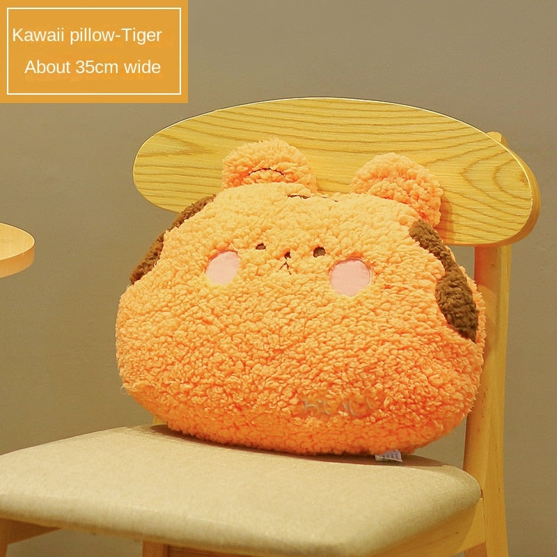Coussins en peluche animaux mignons