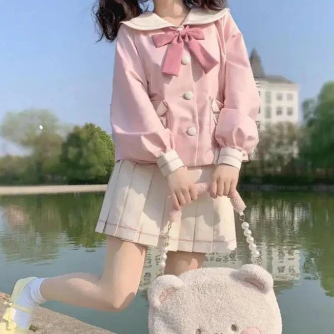Pink Bunny Sailor Uniform Outfit