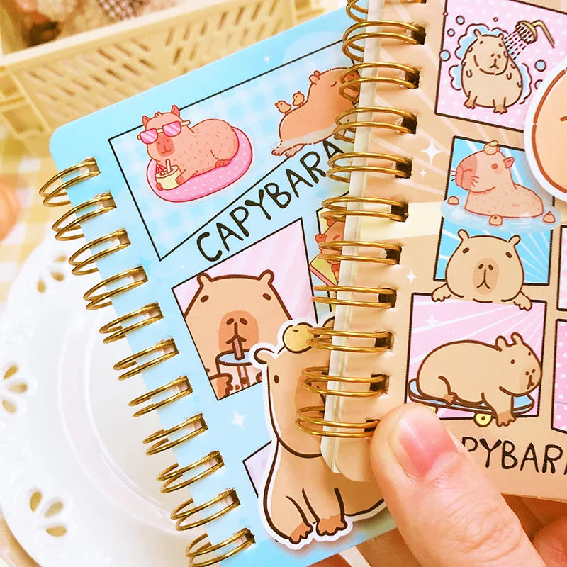 Lindos mini cuadernos de carpincho