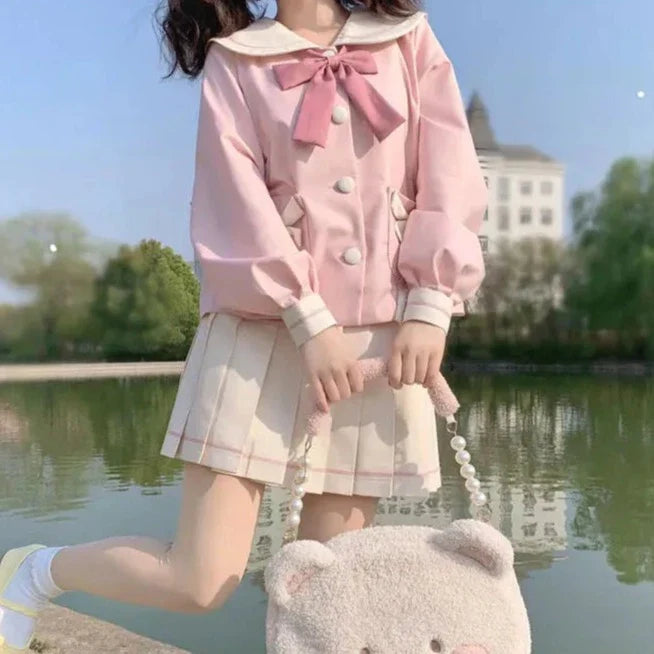 Pink Bunny Sailor Uniform Outfit