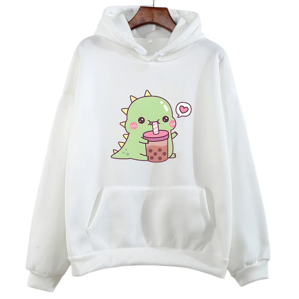 Rexy Loves Boba Tea Hoodie