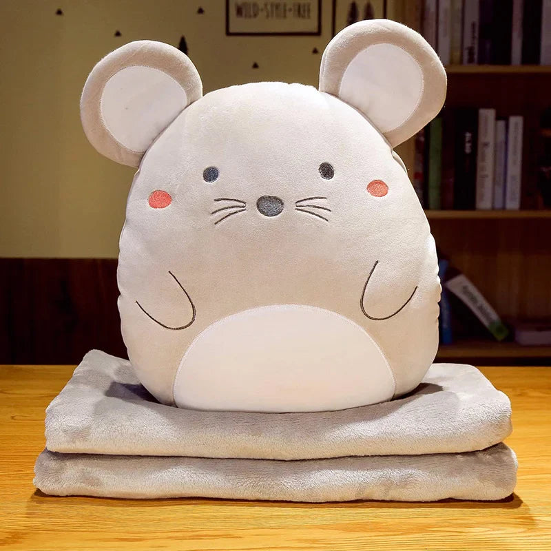 Couverture coussin animal