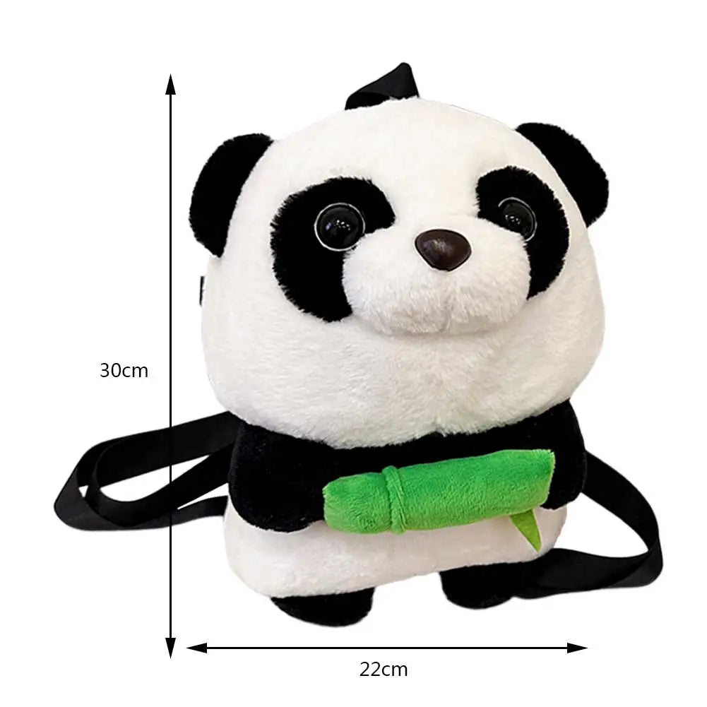 Petit sac à dos panda en peluche