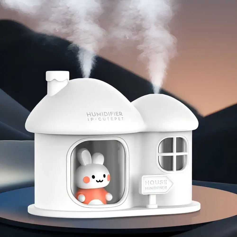 Bunny House Humidifier Night Light