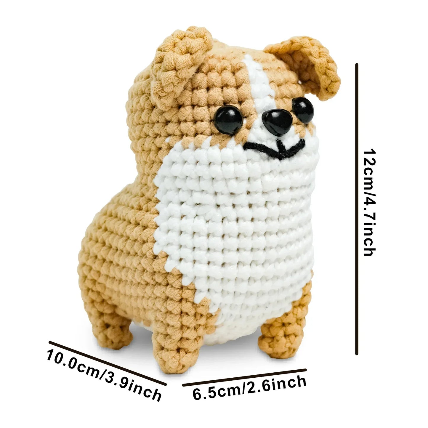 Corgi - Kit de crochet kawaii para principiantes