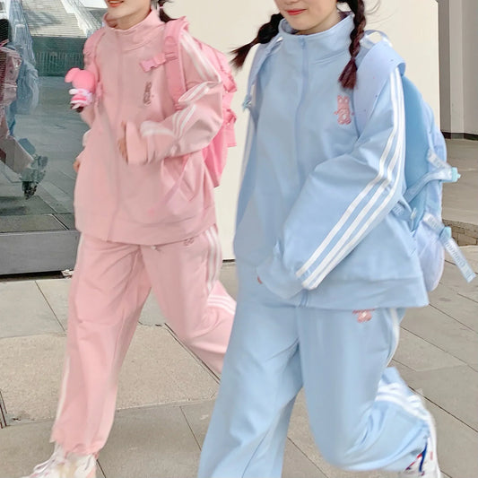 Tenues pastel avec sweats à capuche et pantalons de survêtement