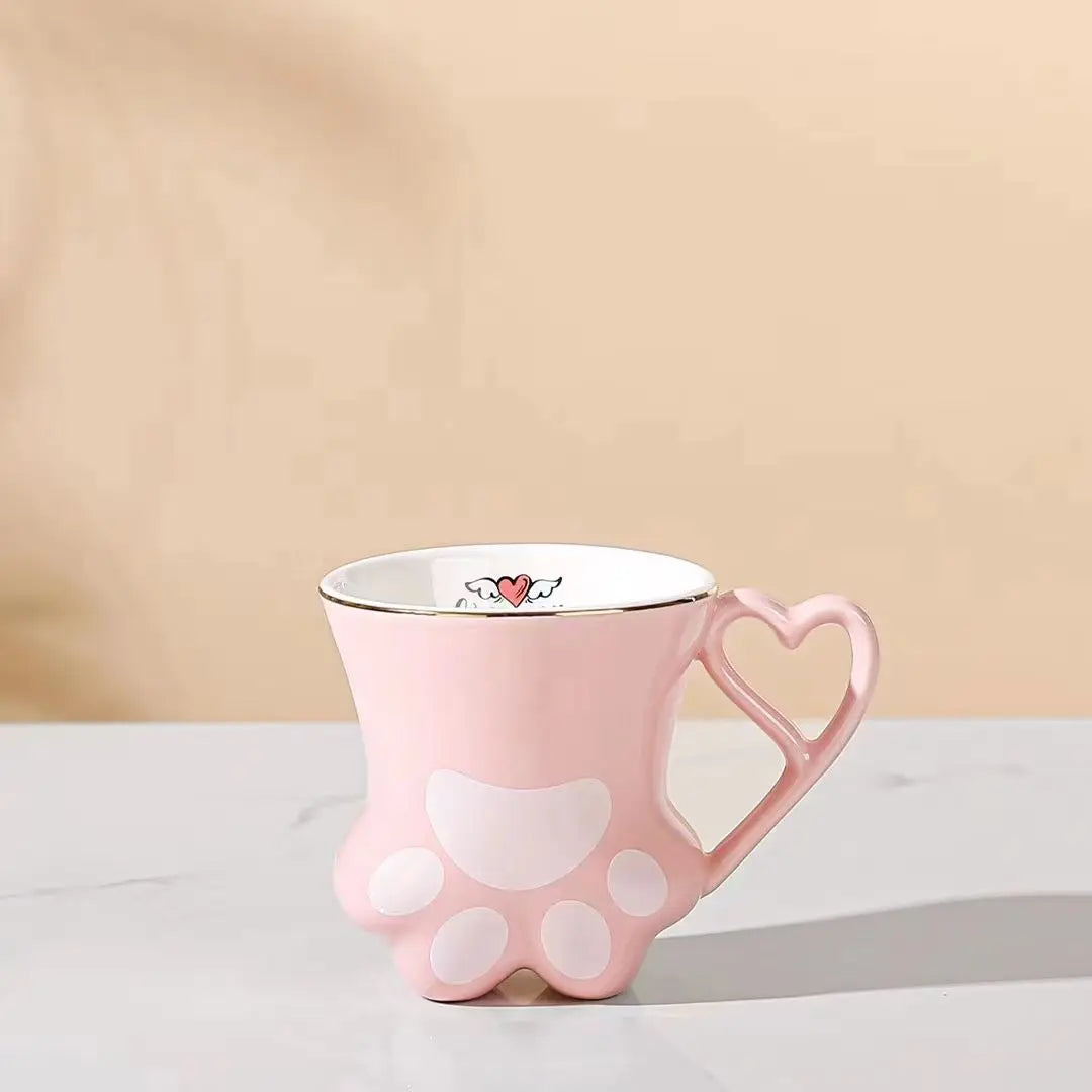 Tasses Kawaii en forme de pattes de chat