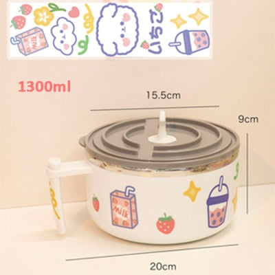 Ramen Bowl With Lid