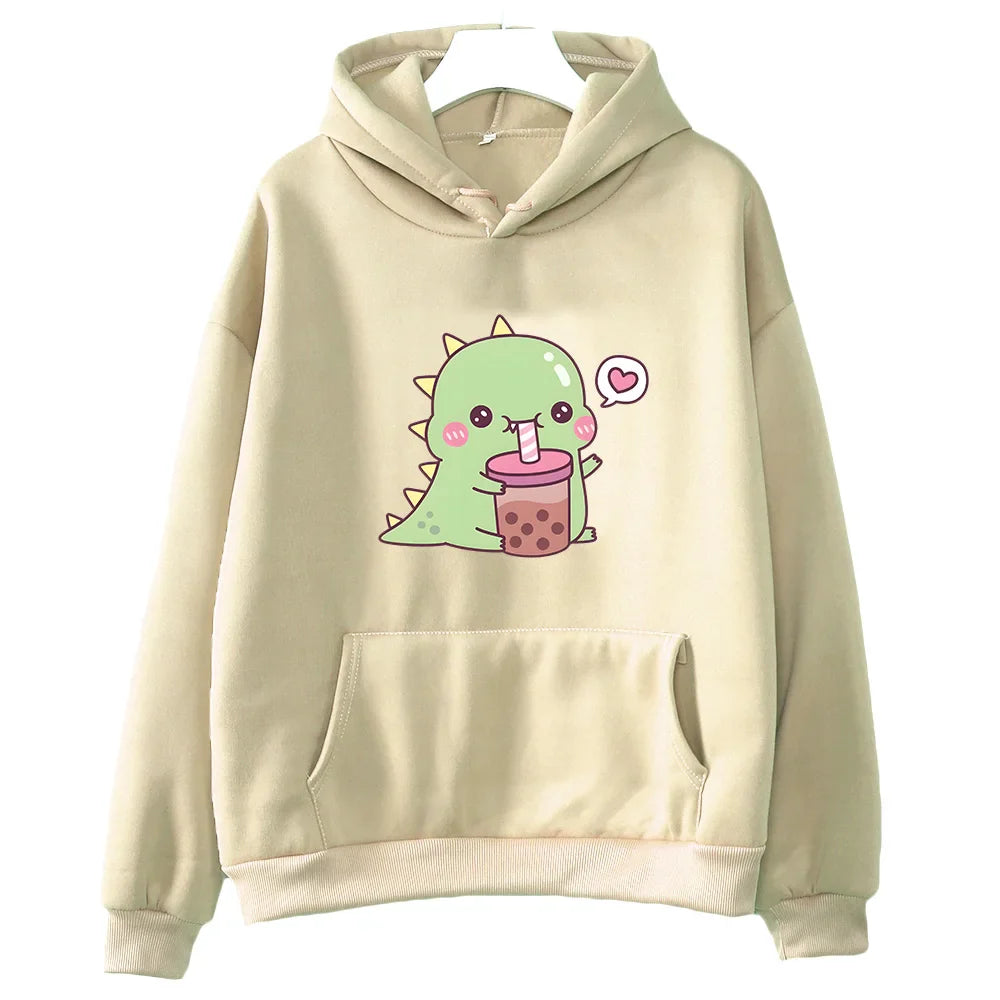 Rexy Loves Boba Tea Hoodie