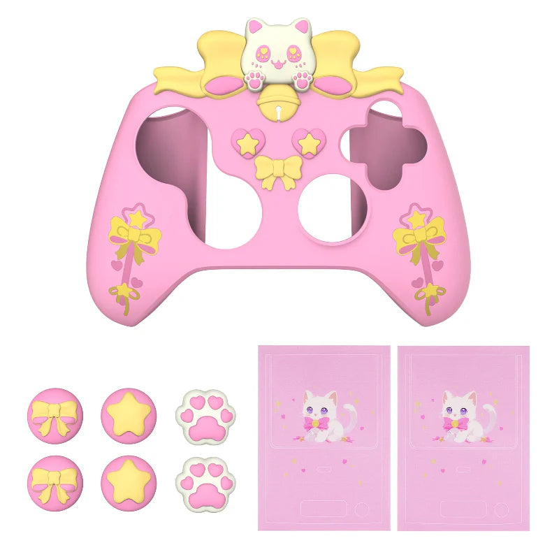 Housse de protection pour manette Xbox PlayVital Kawaii Cat