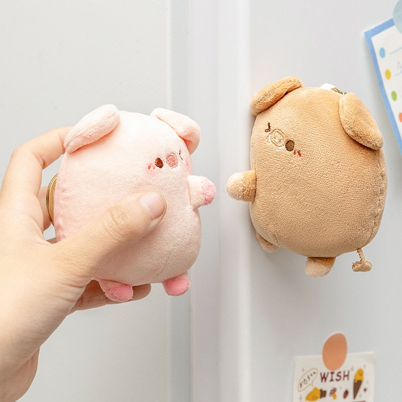 Llaveros magnéticos de peluche