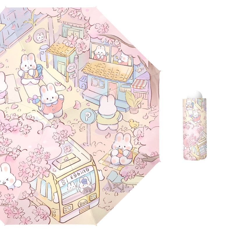 Sakura Town Bunny Umbrella