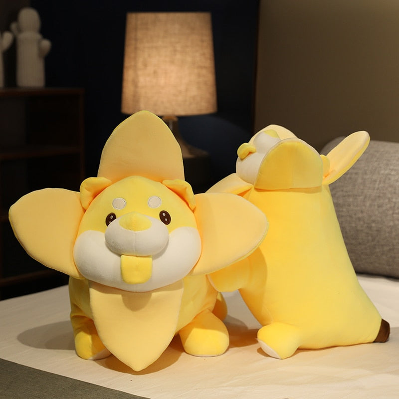 Peluche Shiba Inu banane