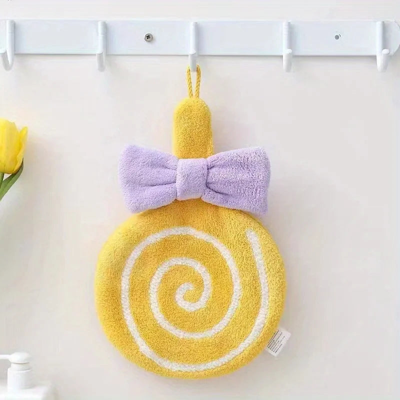 Serviettes à main mignonnes en forme de sucette