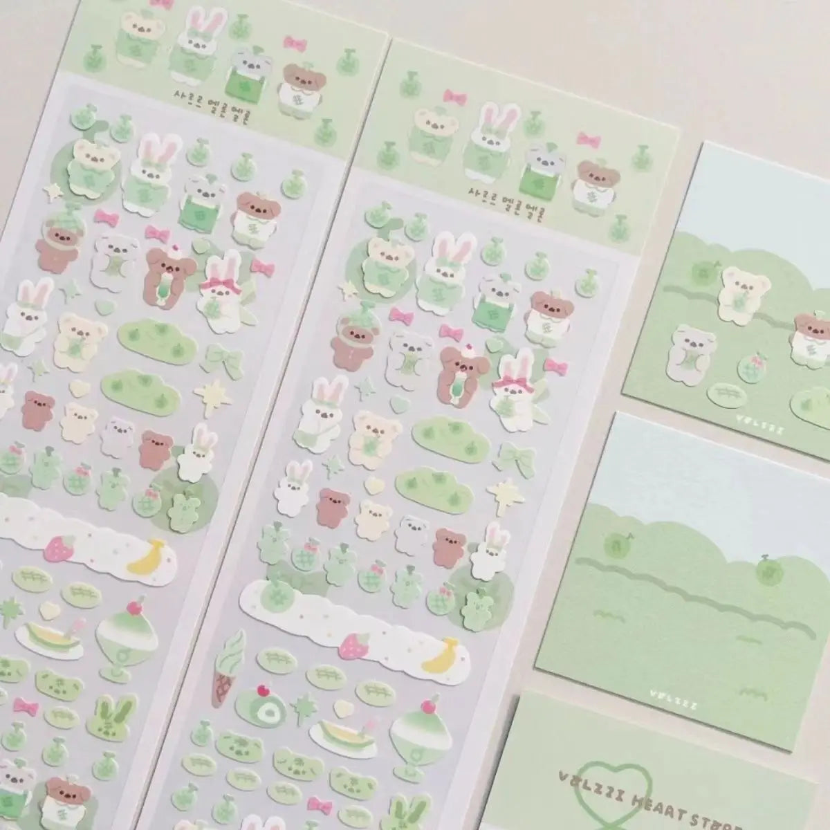 Autocollants laser pour scrapbooking avec des animaux mignons