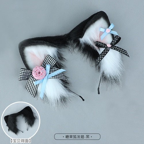 Serre-tête Cosplay Oreilles de Chat