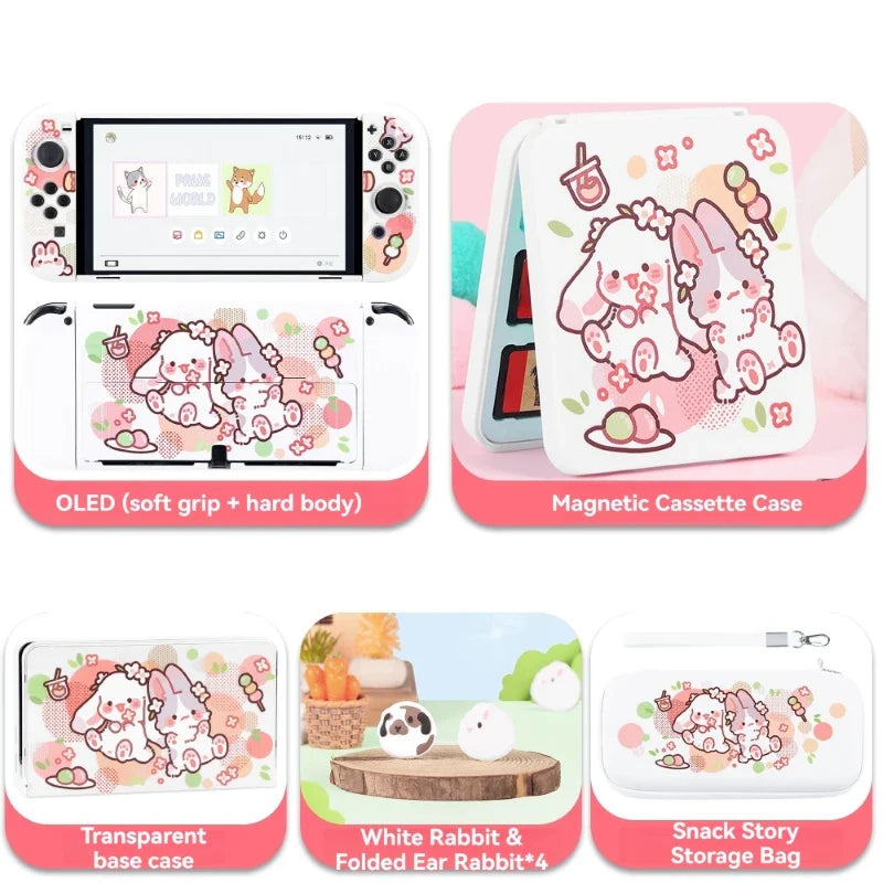 Étui Nintendo Switch Kawaii Sweet Bunnies