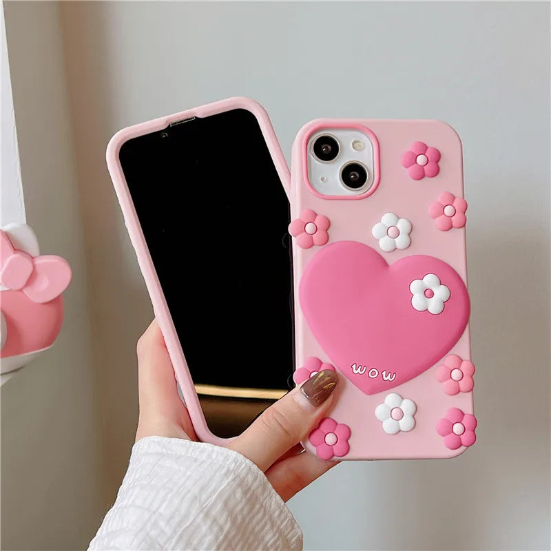 Coque iPhone Sakura Heart