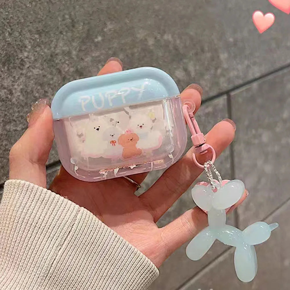 Étui pour AirPods Pastel Puppies