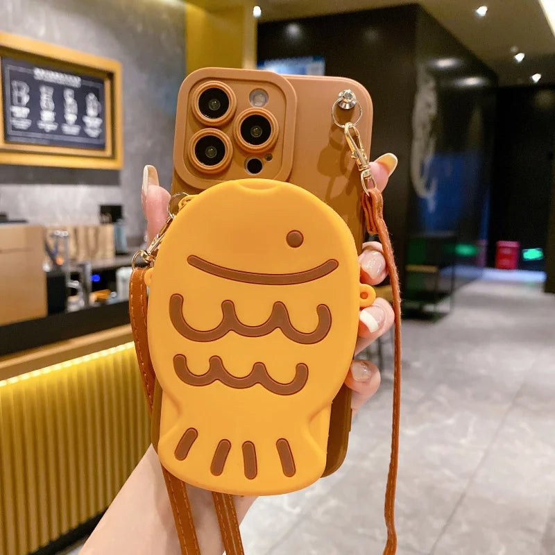 Joli sac étui de téléphone Samsung Taiyaki