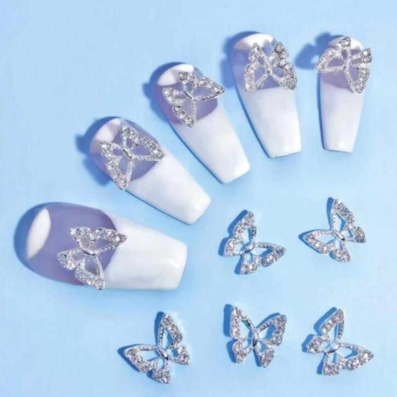 Charms pour ongles en forme de papillon