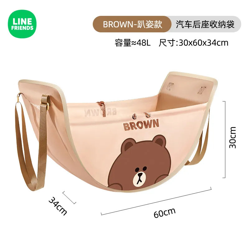 Sac de rangement pour siège auto Brown Bear