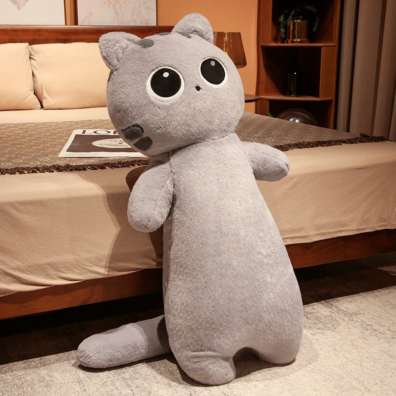 Almohadas corporales de peluche de gato