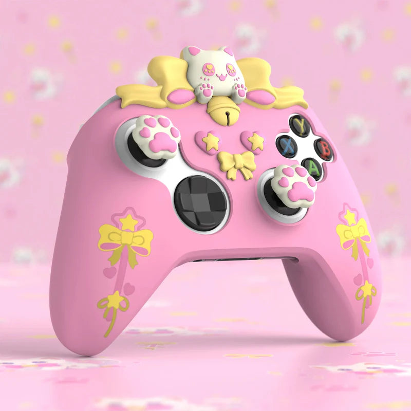 Housse de protection pour manette Xbox PlayVital Kawaii Cat