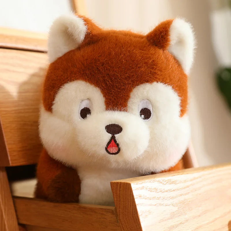 Peluches surprises écureuil gland