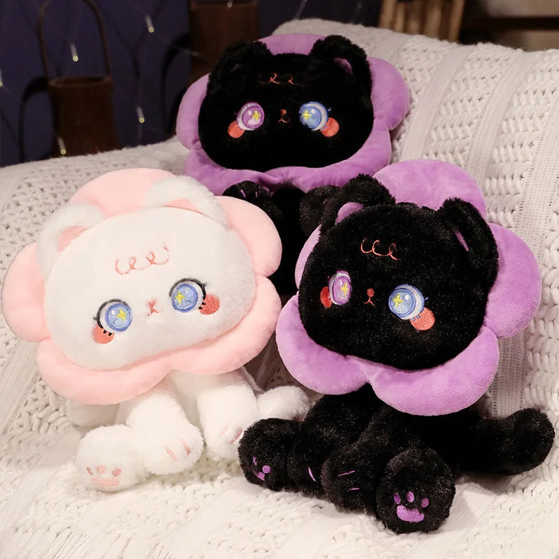 Peluches chat fleur de Sakura